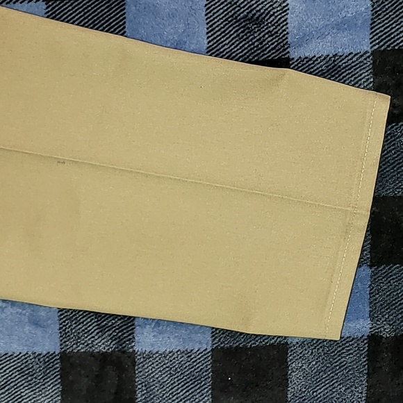 DEADSTOCK. Vintage. USA Fabric. Rustler. Double Pleat Khakis. Men's w34 l32 - Picture 5 of 14